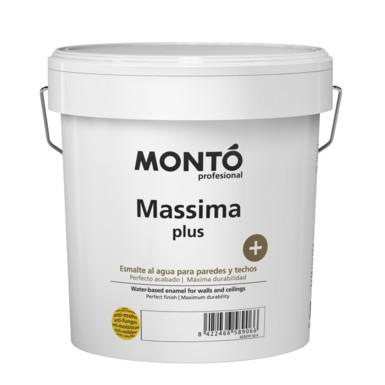 MASSIMA+ (Краска для стен и потолков глубокоматовая), белая, 0,75л