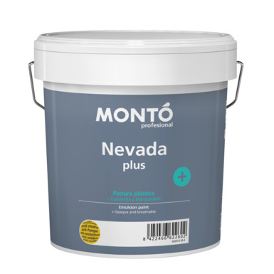 NEVADA + (Краска для стен и потолков матовая), белая, 0,75л